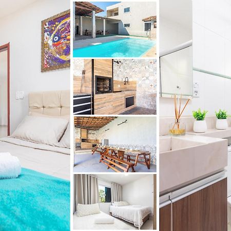 Refugio Tropical Casa De Praia Com Piscina Aquecida E 4 Suites E Garagem 3 Carros, 800 Mtrs Da Praia Internet 700 Mbps, Condominio Privado Com Pista De Skate , Quadra De Futevolei , Campos E Quadras De Futebol! كابو فريو المظهر الخارجي الصورة