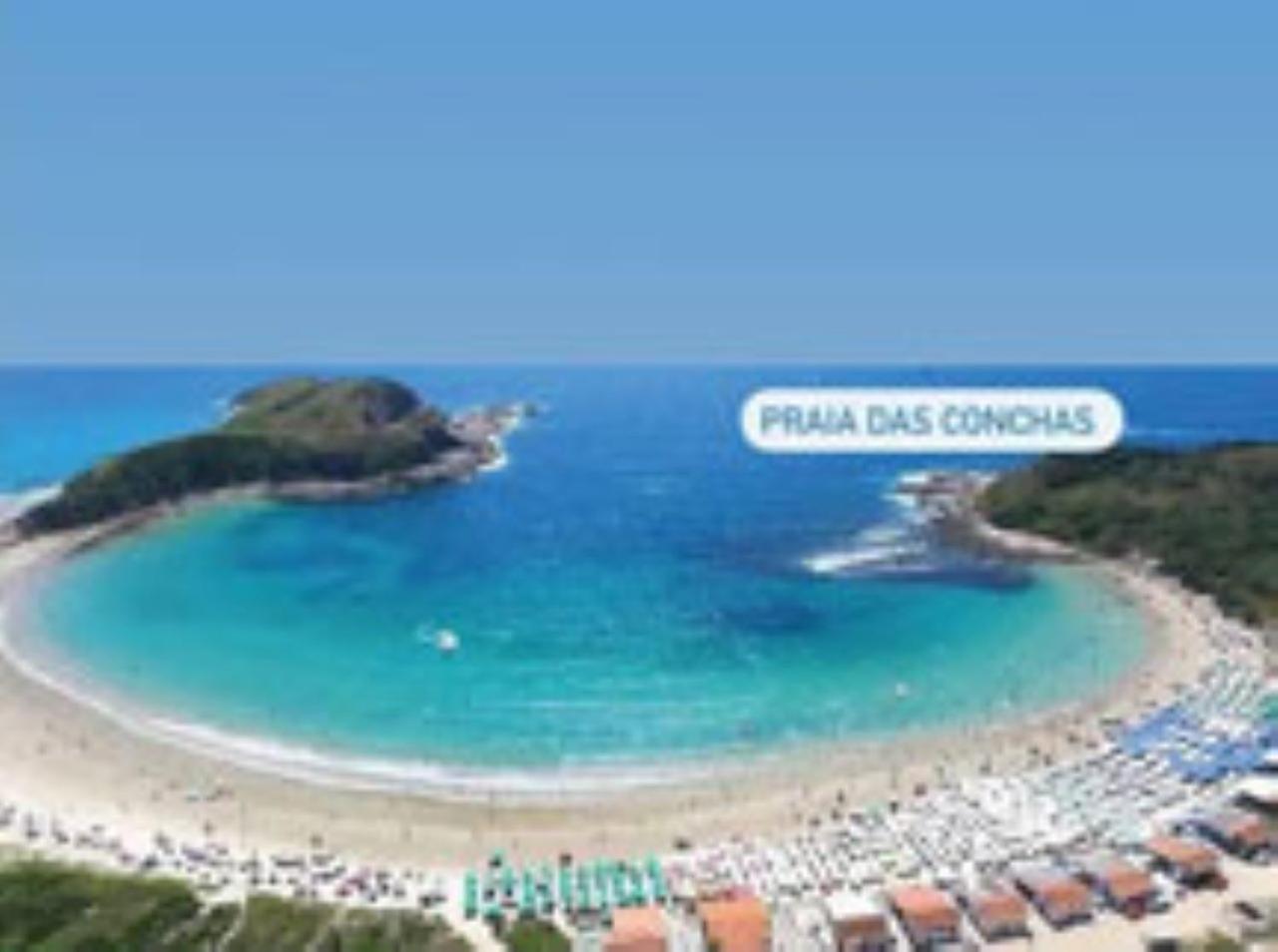 Refugio Tropical Casa De Praia Com Piscina Aquecida E 4 Suites E Garagem 3 Carros, 800 Mtrs Da Praia Internet 700 Mbps, Condominio Privado Com Pista De Skate , Quadra De Futevolei , Campos E Quadras De Futebol! كابو فريو المظهر الخارجي الصورة